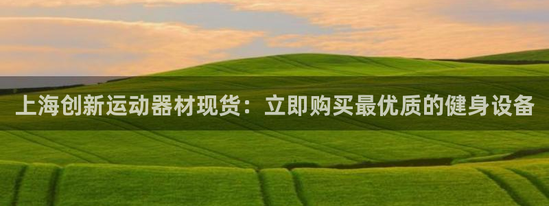 意昂3开户：上海创新运动器材现货：立即购买最优质的健