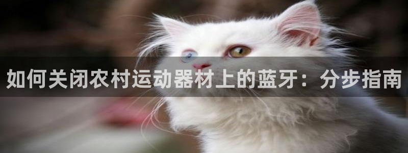 意昂体育3平台APP：如何关闭农村运动器材上的蓝牙：