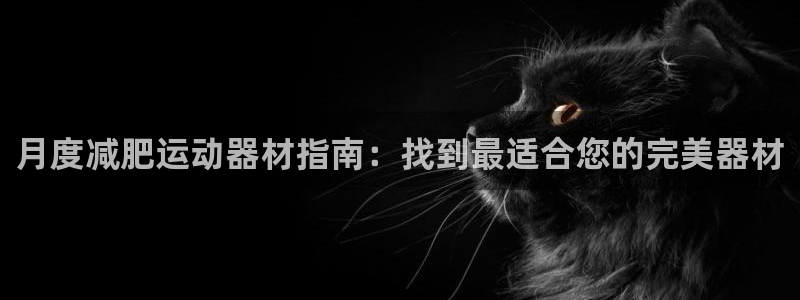 意昂体育3开户：月度减肥运动器材指南：找到最适合您的