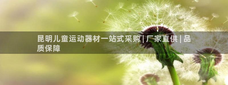 意昂3神州：昆明儿童运动器材一站式采购 | 厂家直供