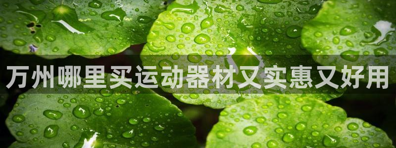 意昂集团官网：万州哪里买运动器材又实惠又好用