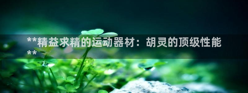 意昂体育3平台APP：**精益求精的运动器材：胡灵的