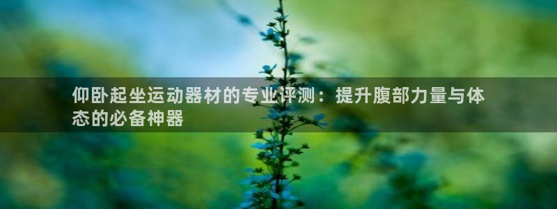意昂体育3平台注册：仰卧起坐运动器材的专业评测：提升